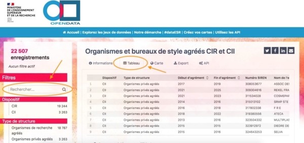 Agrément prestataires site ministère